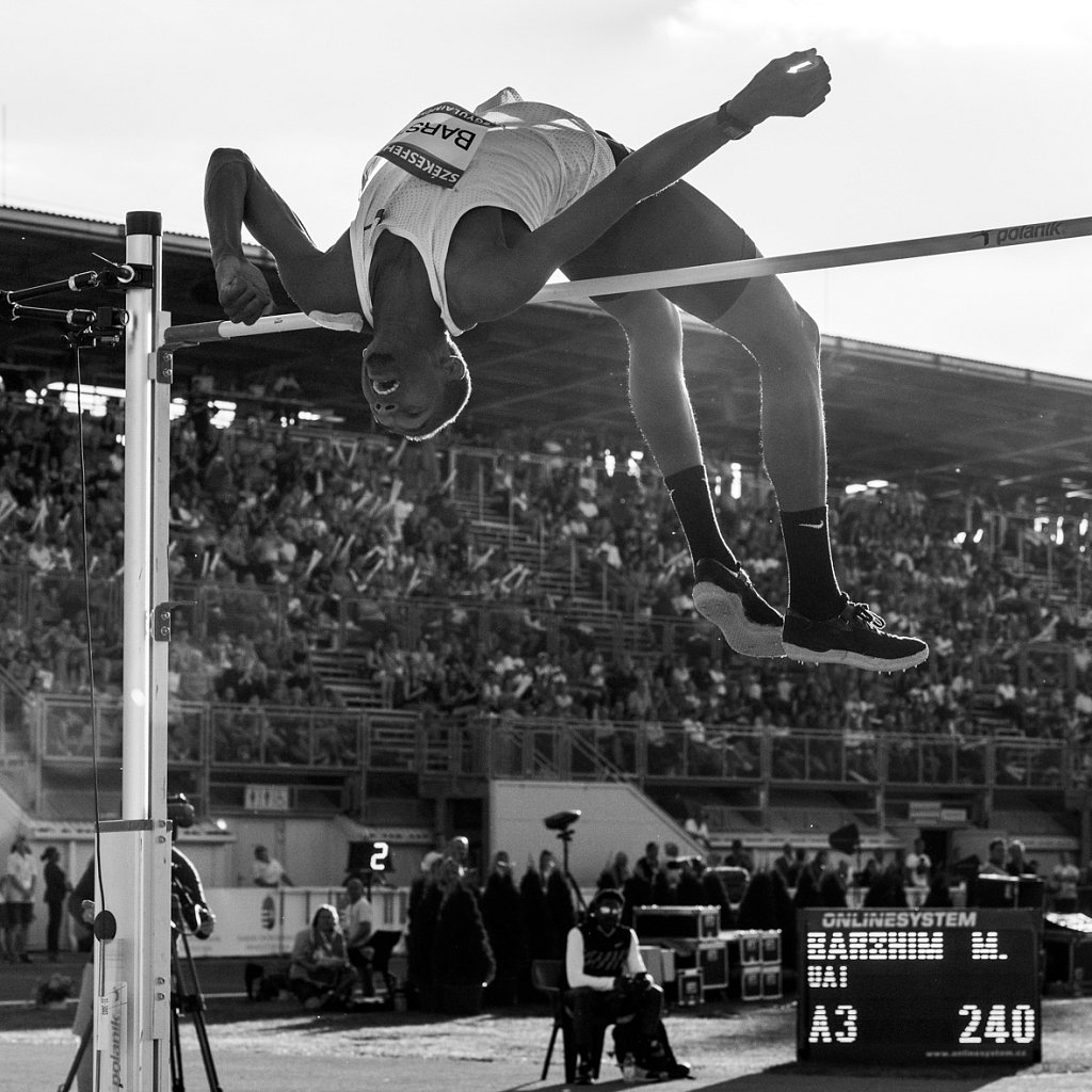 Barshim's 3rd attempt on 240cm at Gyulai Memorial in Hungary